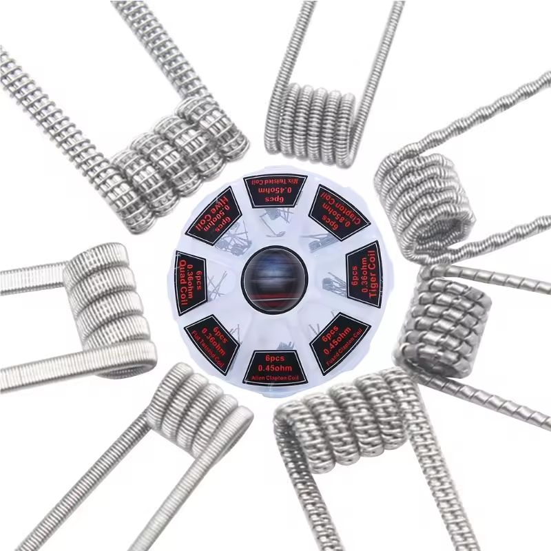 Clapton Wire Pre Built - 48Pcs/Set Pre Built Coils RTA RDA