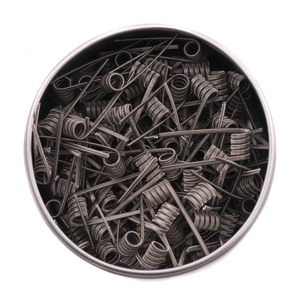 NEW XFKM 100PCS/box NI80/A1/SS – Clapton Wire Pre Built Bewertung und Preis