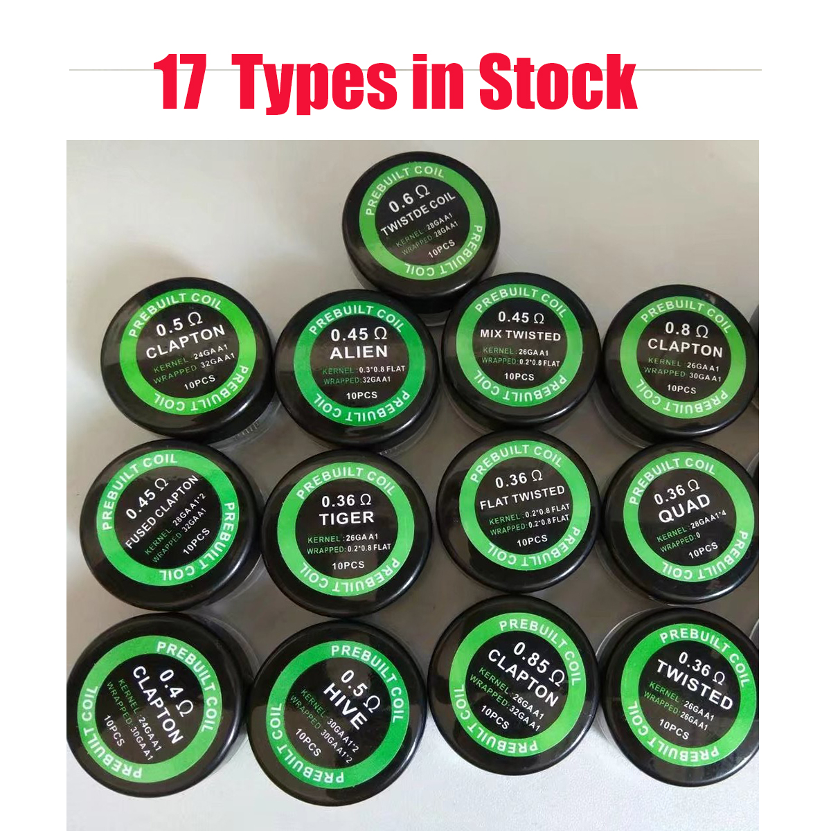 10Pcs/Box Fuse A1 Heating Wire – Clapton Wire Pre Built Bewertung und Preis