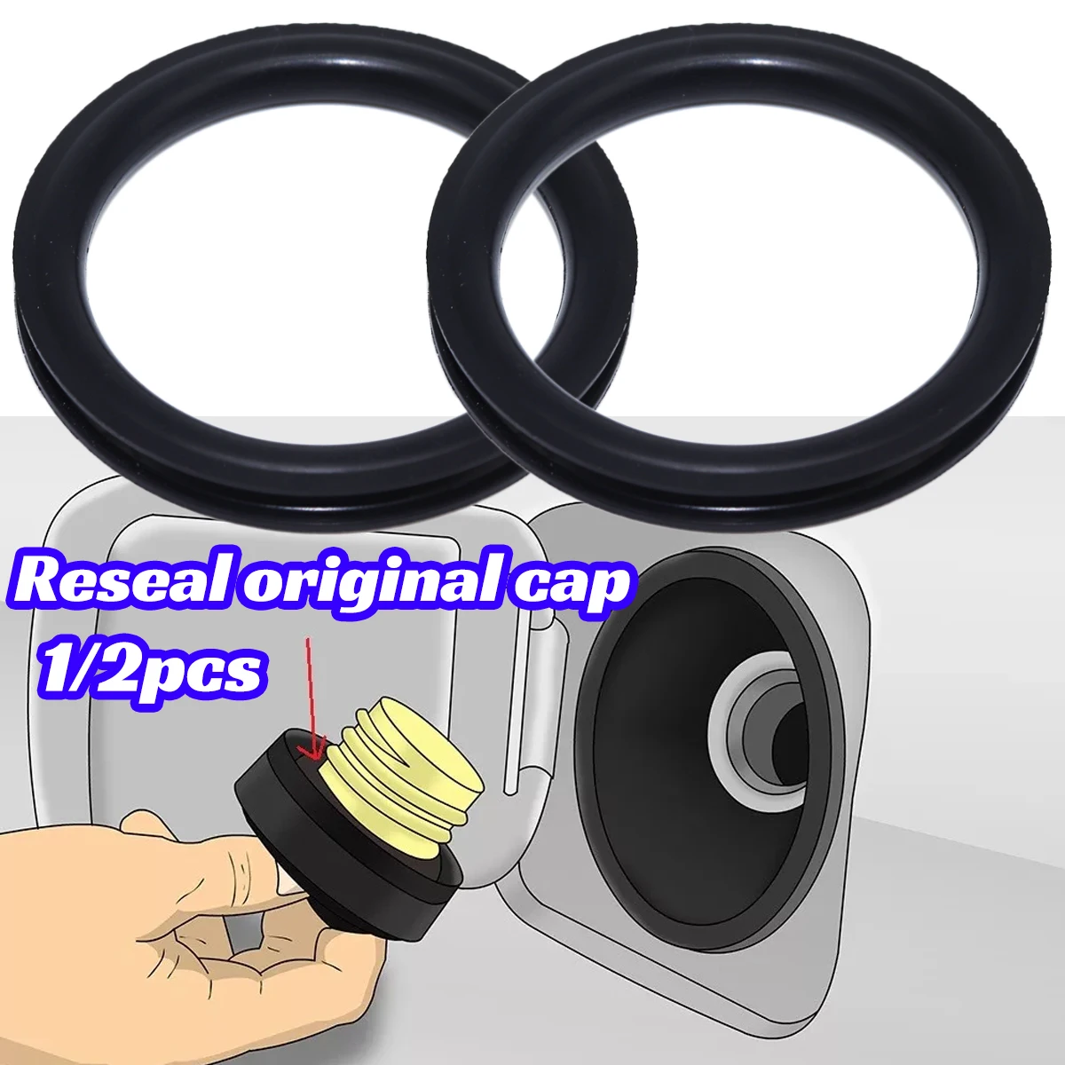 1/2pcs Tank Cap Seal for Audi  – Tank O-Ring Seal Bewertung und Preis