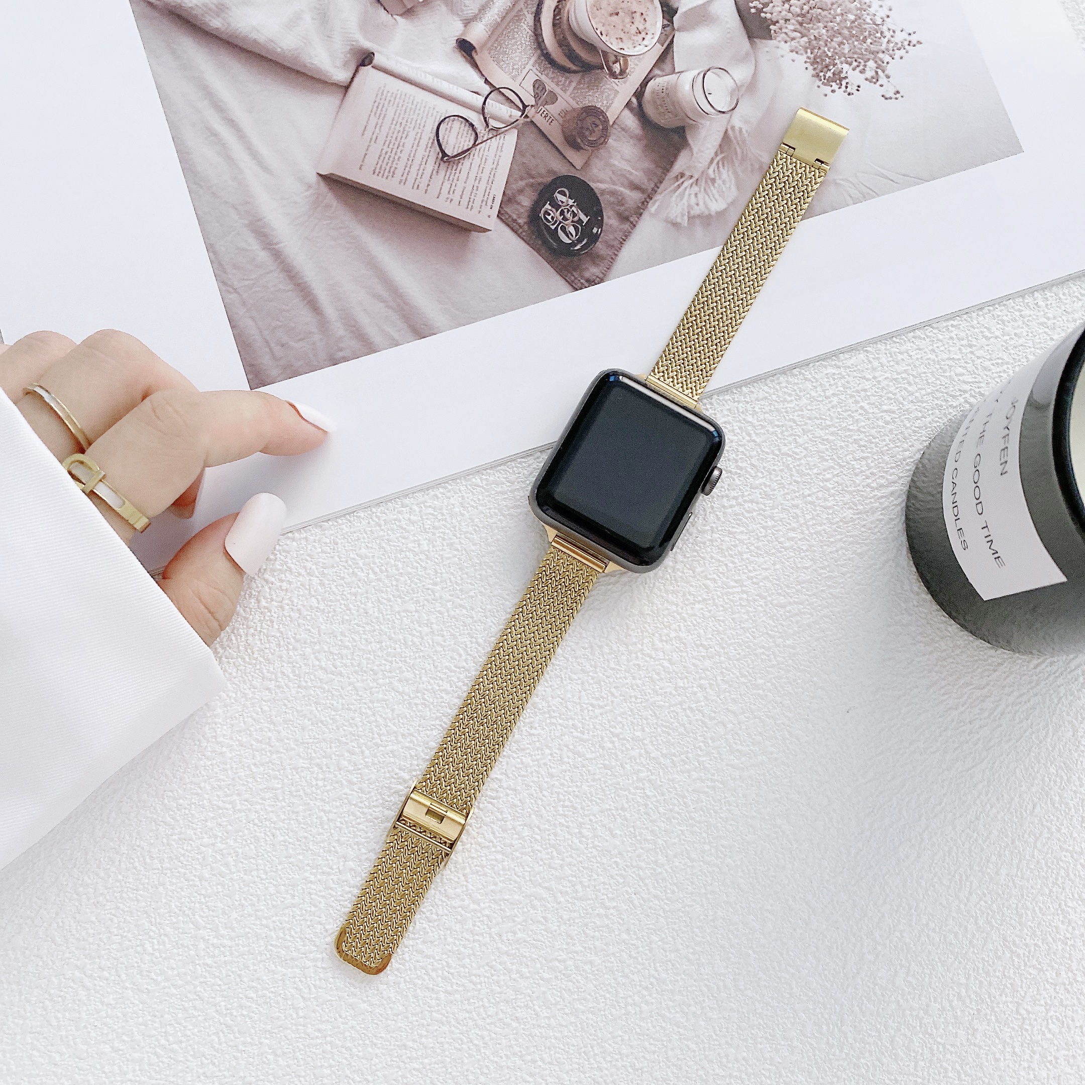 Premium Thin Metal Watch Band  – Mesh Coil Strip Bewertung und Preis