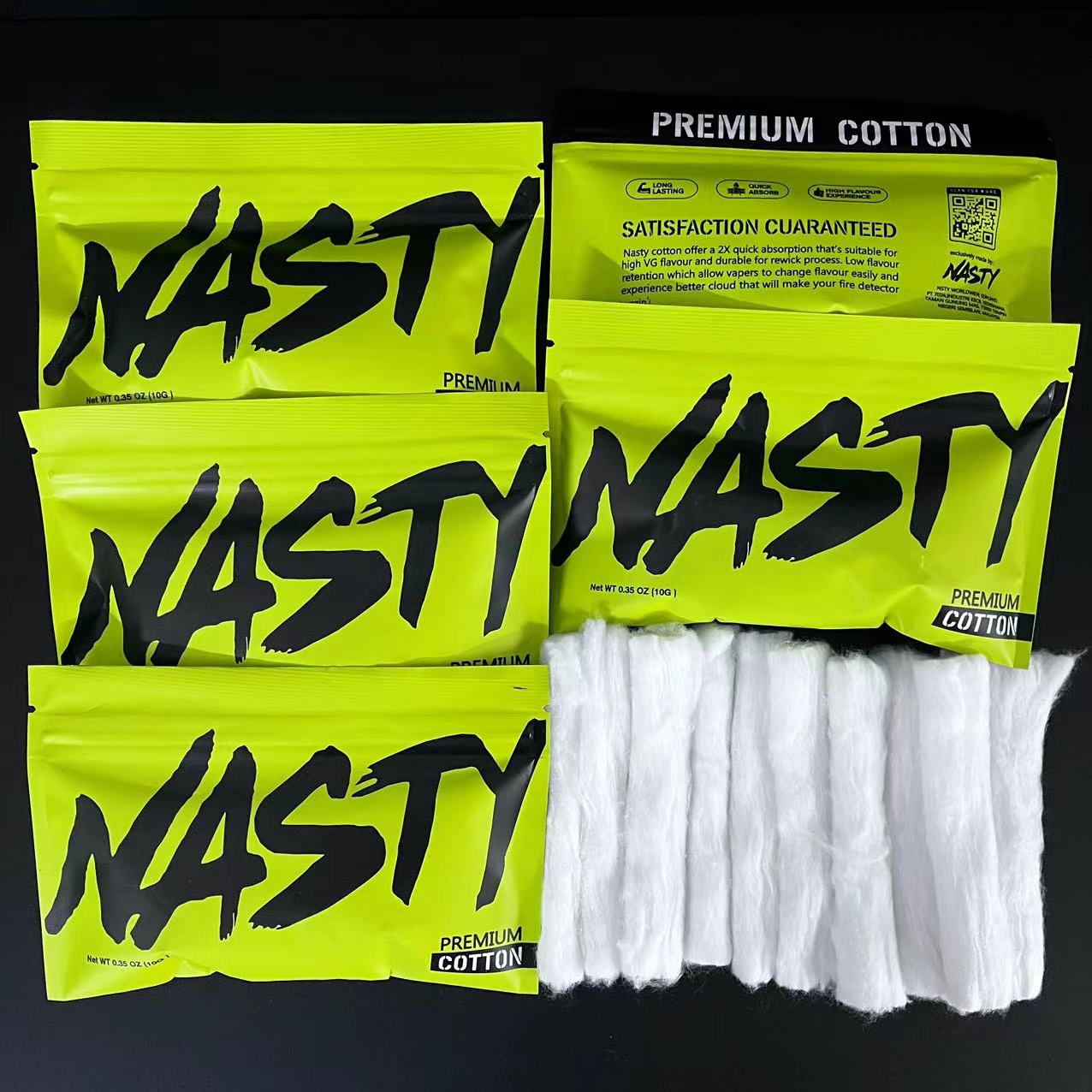 10/5 x Bag NASTY Cotton Long F – Cotton Wick Organic Bewertung und Preis