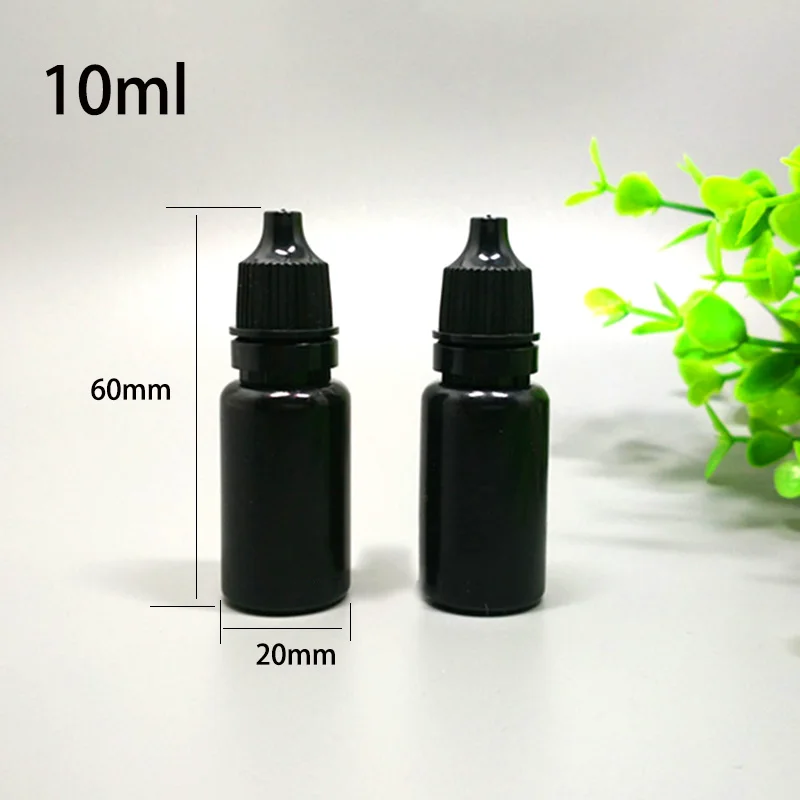 Black 5ml 10ml Cosmetic Liquid – Juice Bottle Dropper Bewertung und Preis