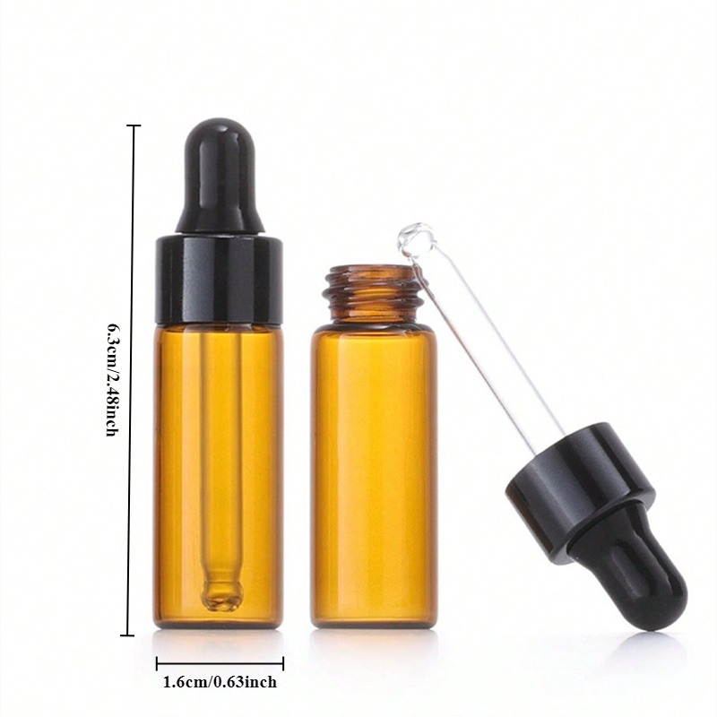 10pcs 5ml Amber Dropper Glass  – Juice Bottle Dropper Bewertung und Preis