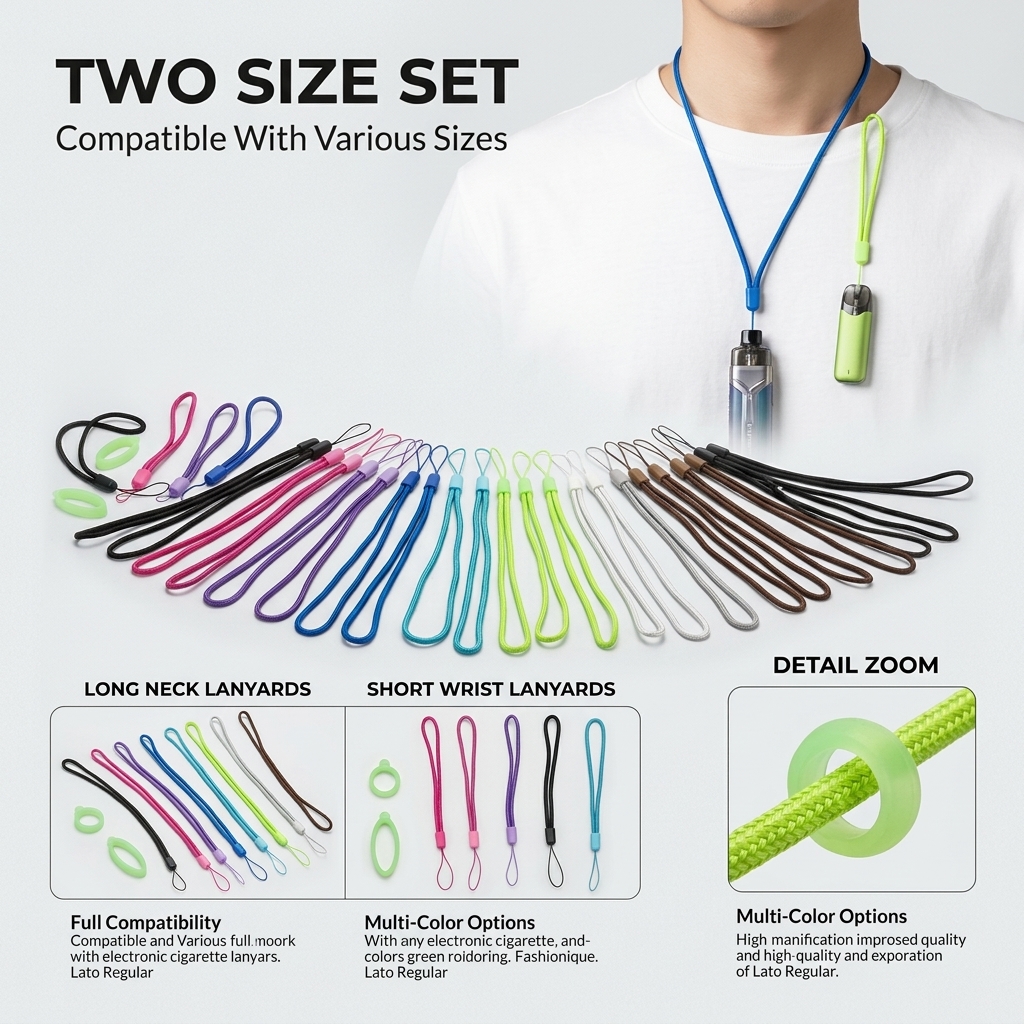 Universal Silicone Lanyard Set – Vape Band Silicone Bewertung und Preis
