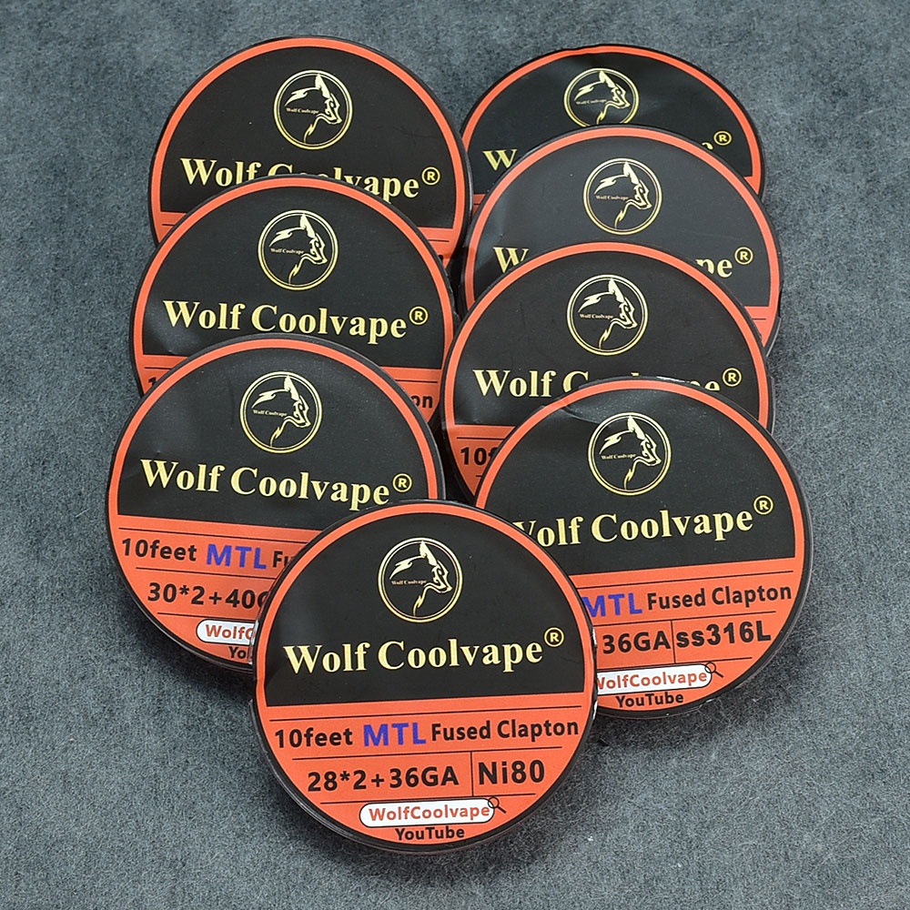 10Feet NI80/A1/SS316L MTL Fuse – Clapton Wire Pre Built Bewertung und Preis
