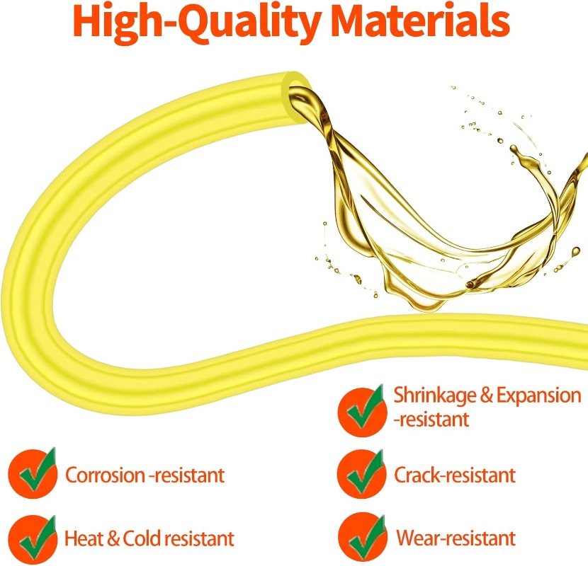 Yellow Fuel Line Hose Set 2x3. – Weed Vaping Accessories Bewertung und Preis