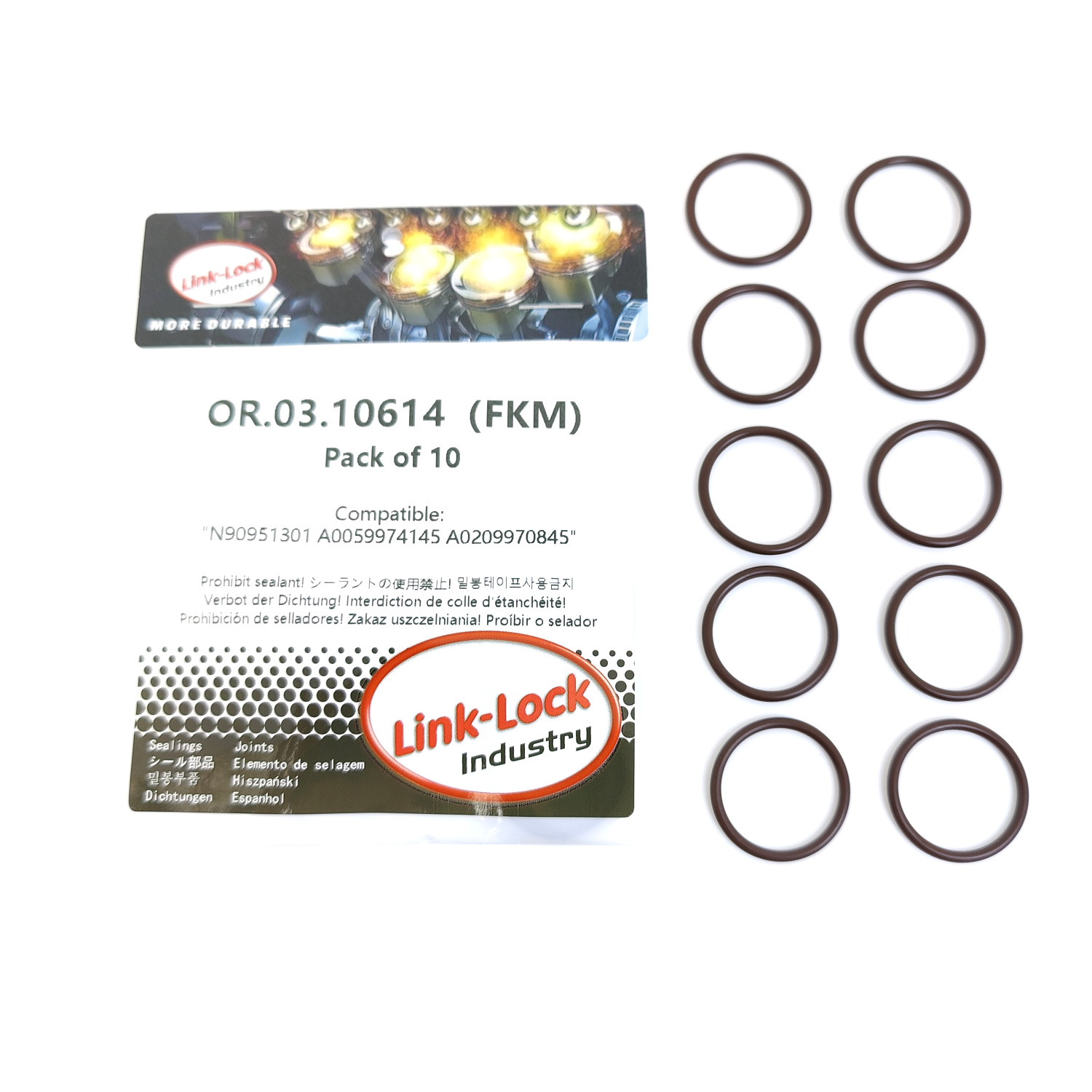 10PCS OR.03.10614 FKM Viton Se – Tank O-Ring Seal Bewertung und Preis