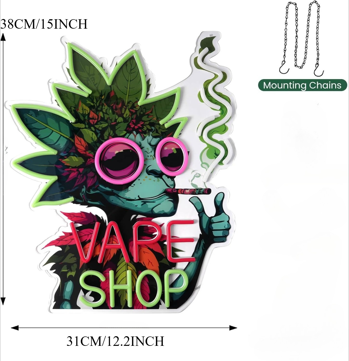 VAPE SHOP Neon Sign Business A – Vaping Store Bewertung und Preis