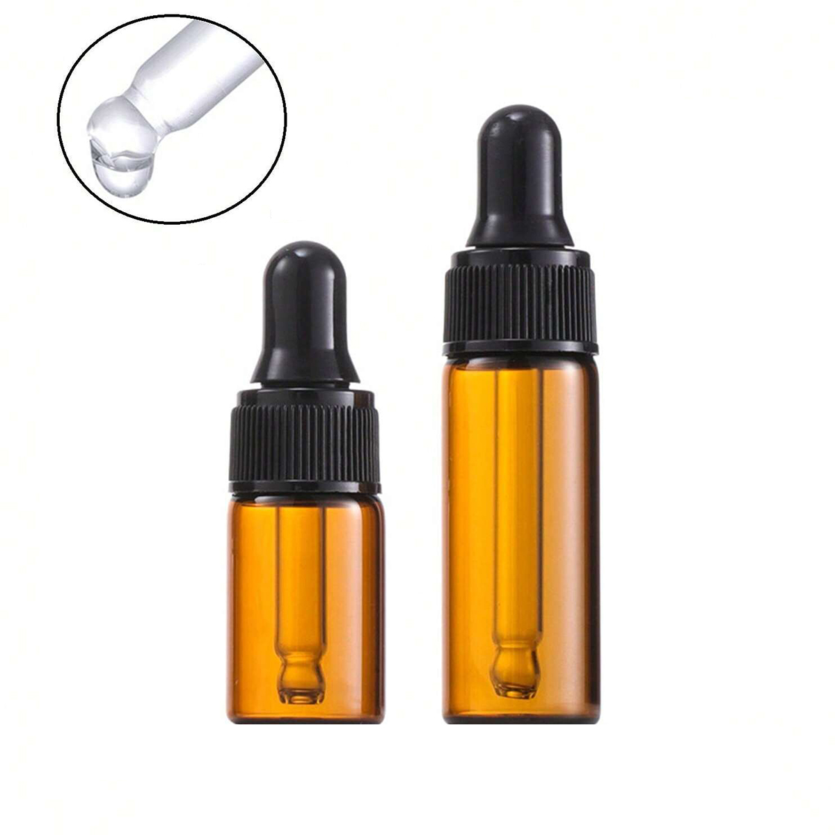 10pcs Dark Amber Glass Dropper – Juice Bottle Dropper Bewertung und Preis