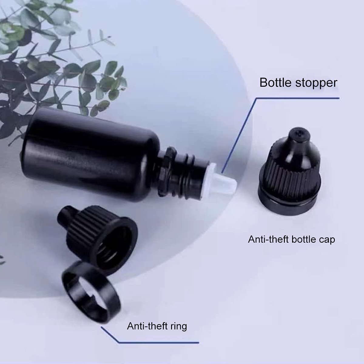 5pcs 5-20ml Black Plastic Bott – Juice Bottle Dropper Bewertung und Preis
