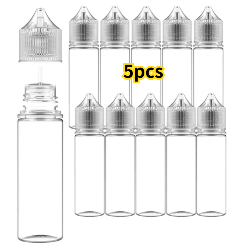 5PCS 30ml-120ml PET Clear Drop – Juice Bottle Dropper Bewertung und Preis