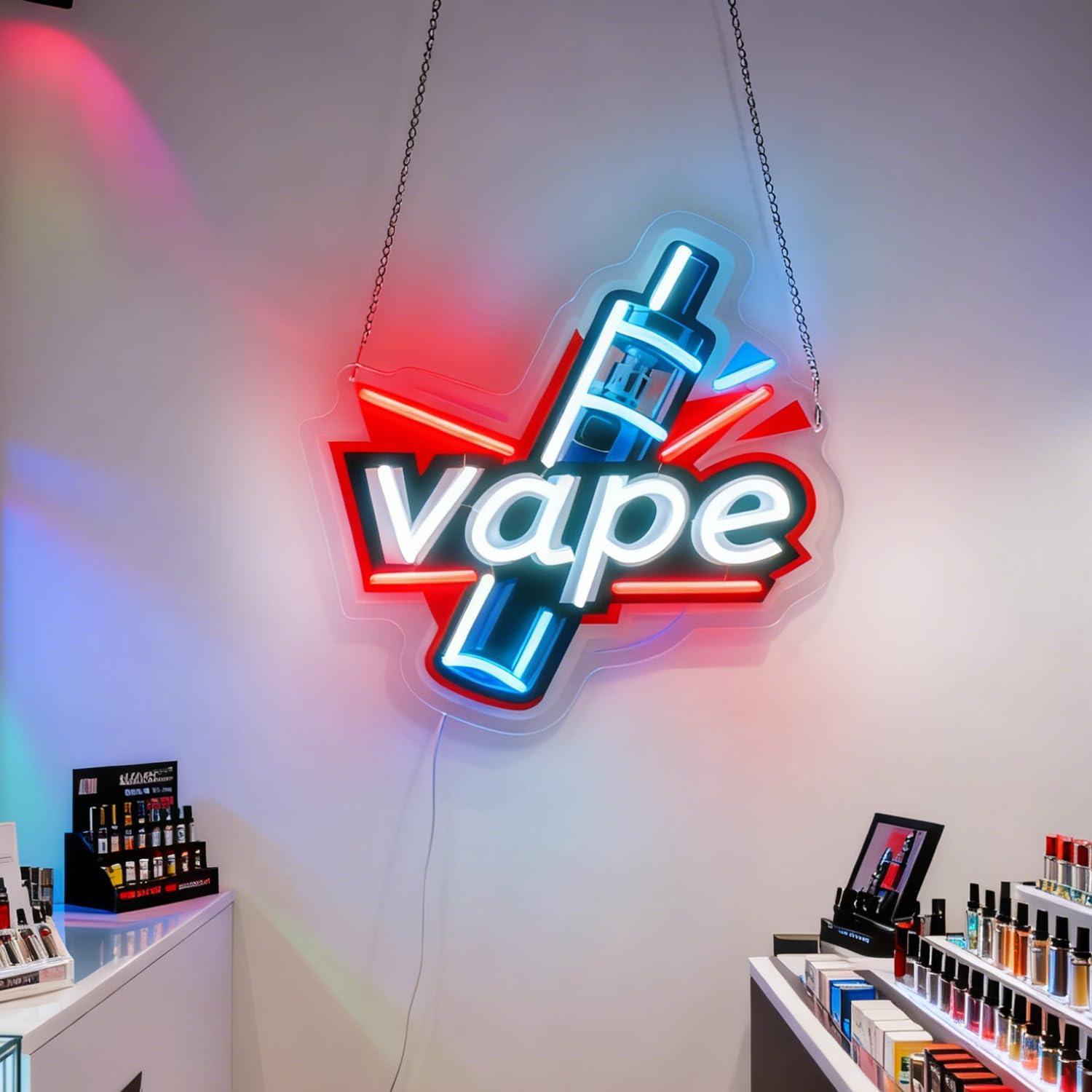 Vape Neon Sign USB Dimmable LE – Vaping Store Bewertung und Preis