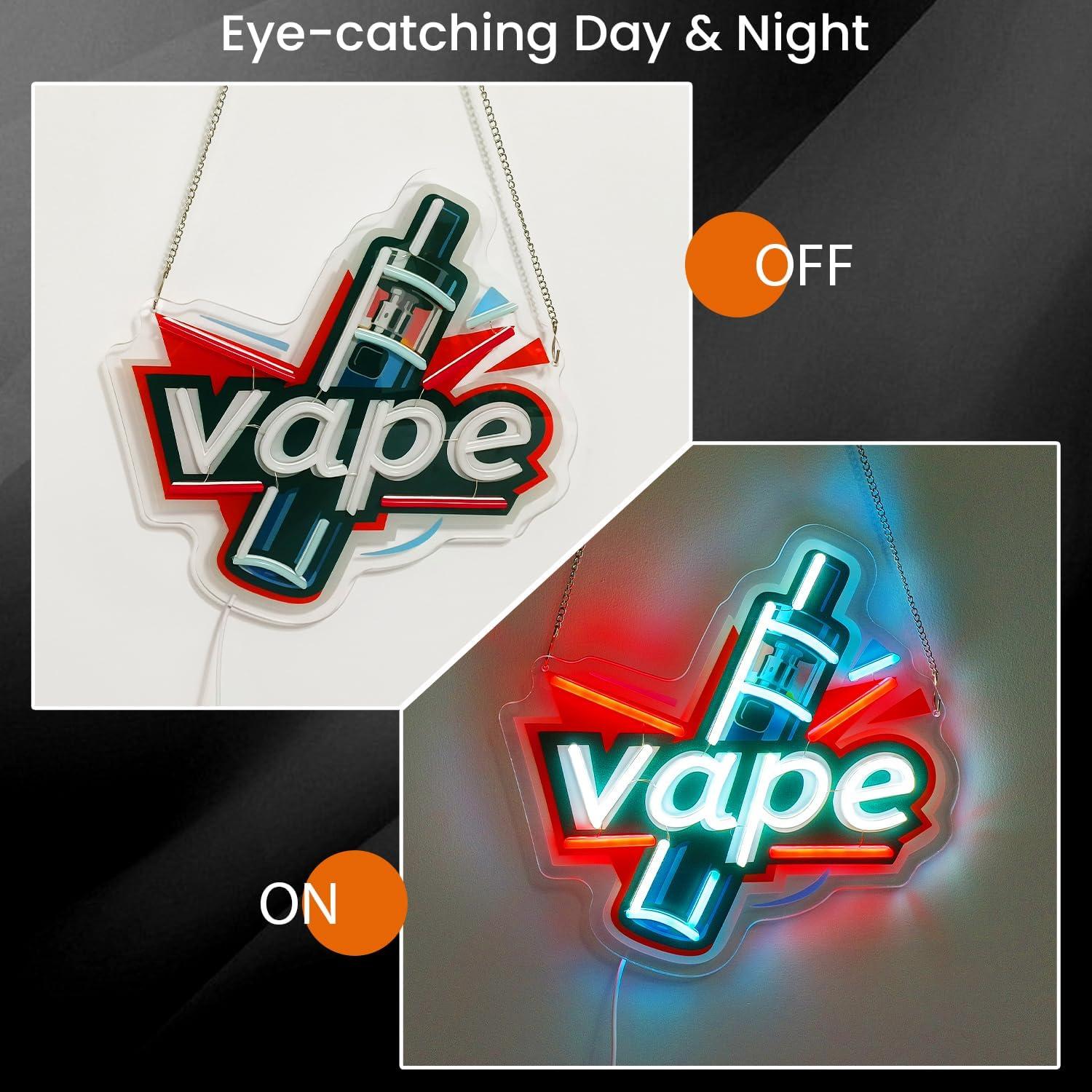 Vape Neon Sign USB Dimmable LE – Vaping Store Bewertung und Preis