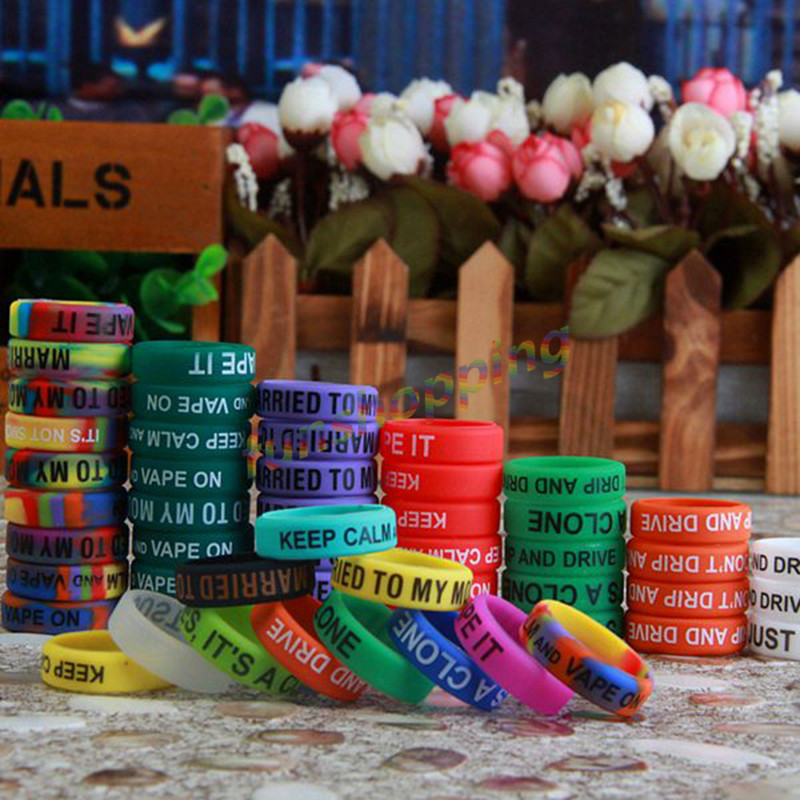 10 pcs / Lot Multi-color Anti- – Vape Band Silicone Bewertung und Preis