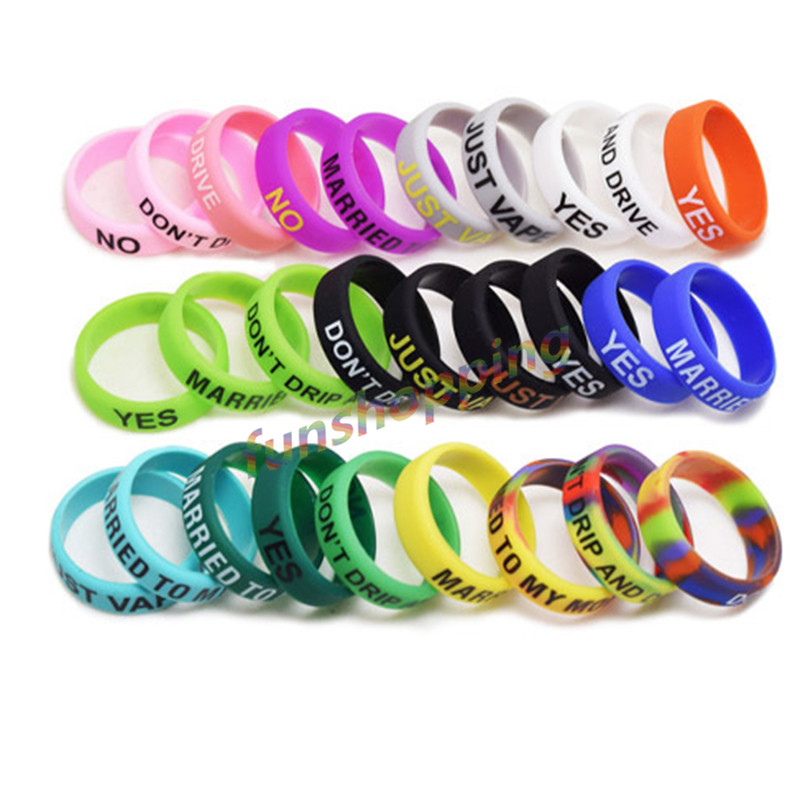 10 pcs / Lot Multi-color Anti- – Vape Band Silicone Bewertung und Preis