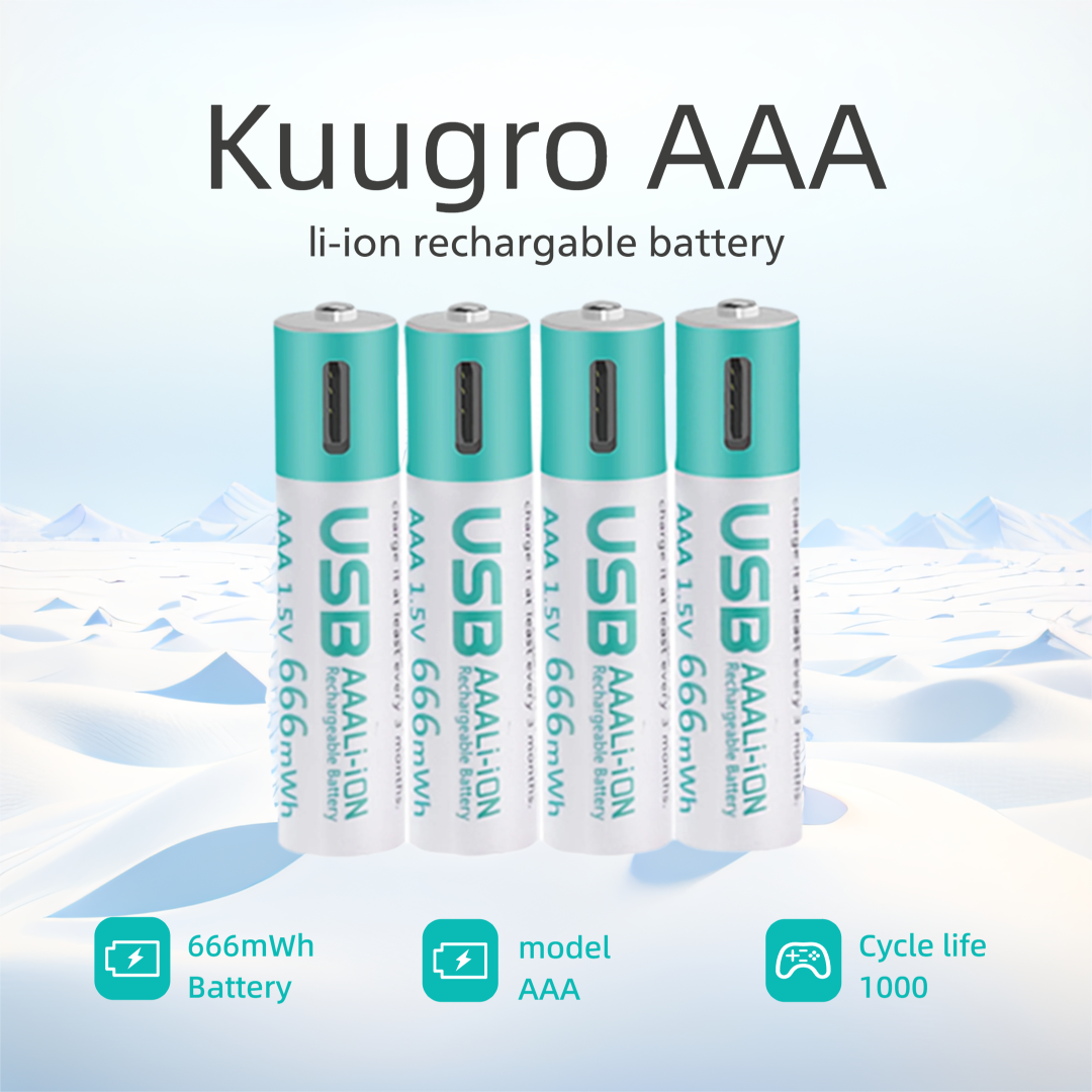 kuugro USB 1.5V AAA Rechargeab – Vape Battery 18650 Bewertung und Preis