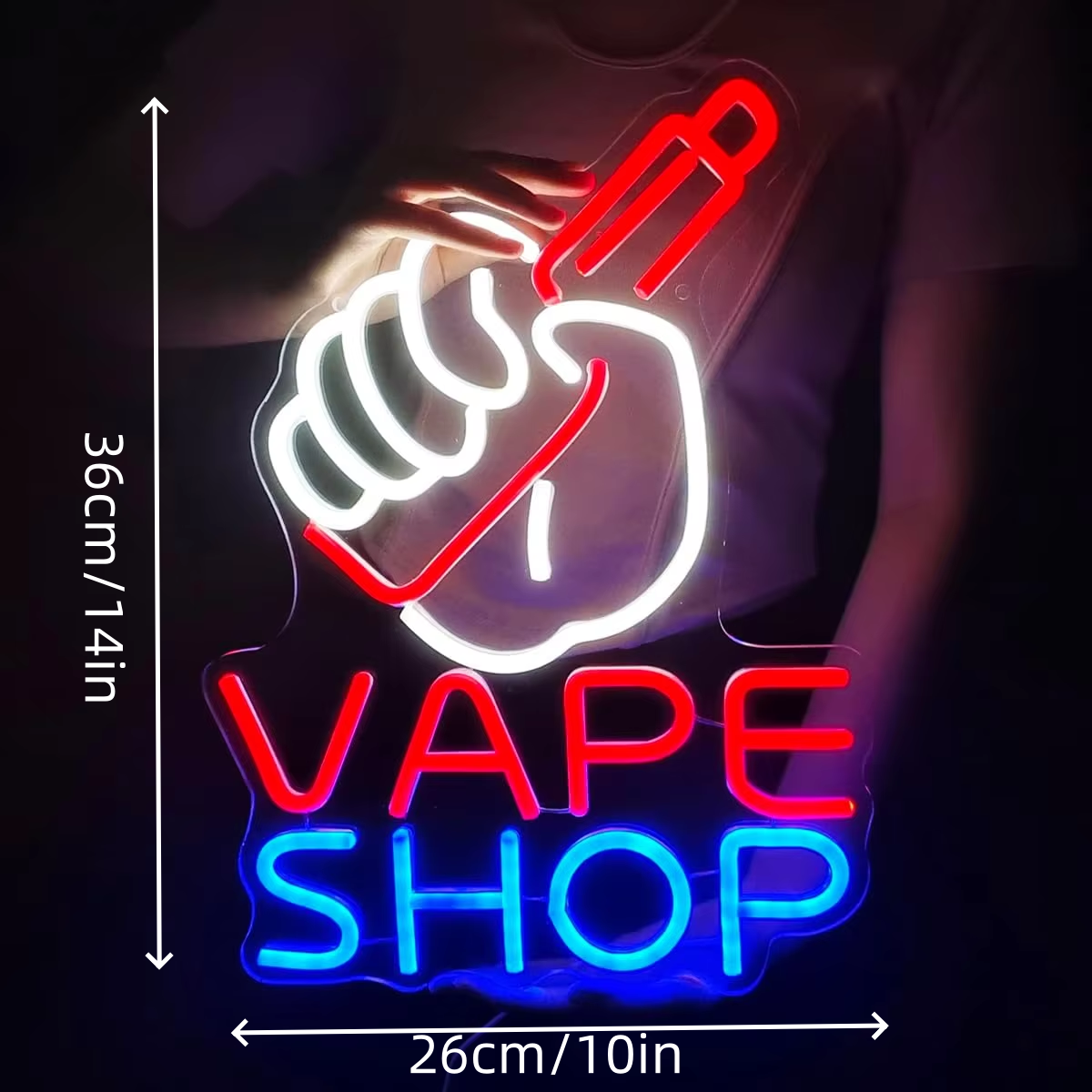 VAPE Shop Neon Sign for Smoke  – Vaping Store Bewertung und Preis