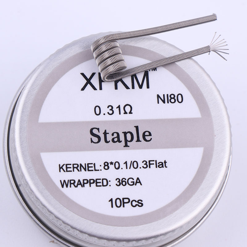 NEW XFKM 10pcs/box NI80 High D – Clapton Wire Pre Built Bewertung und Preis