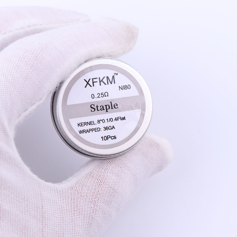 NEW XFKM 10pcs/box NI80 High D – Clapton Wire Pre Built Bewertung und Preis