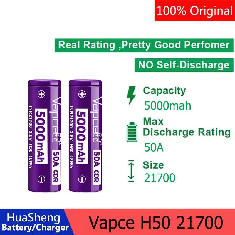 Newest Released Vapcell H50 IN – Vape Battery 18650 Bewertung und Preis