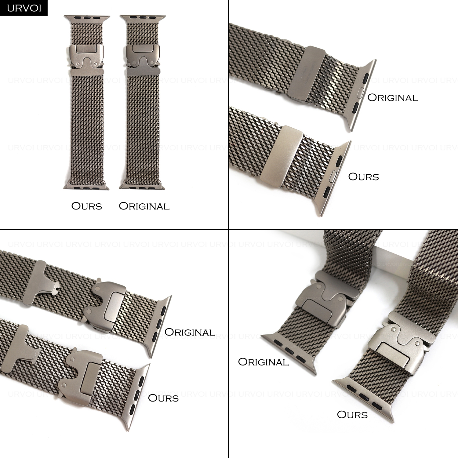 URVOI Titanium Milanese loop f – Mesh Coil Strip Bewertung und Preis
