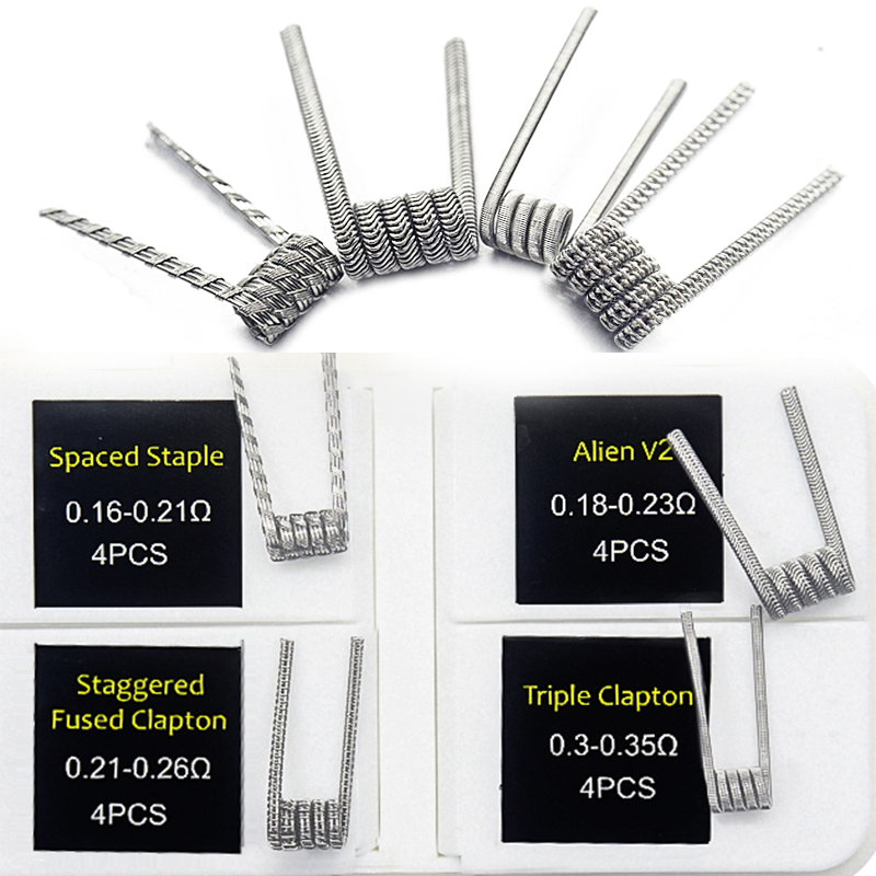 16pcs NI80 Fused Clapton Prebu – Clapton Wire Pre Built Bewertung und Preis