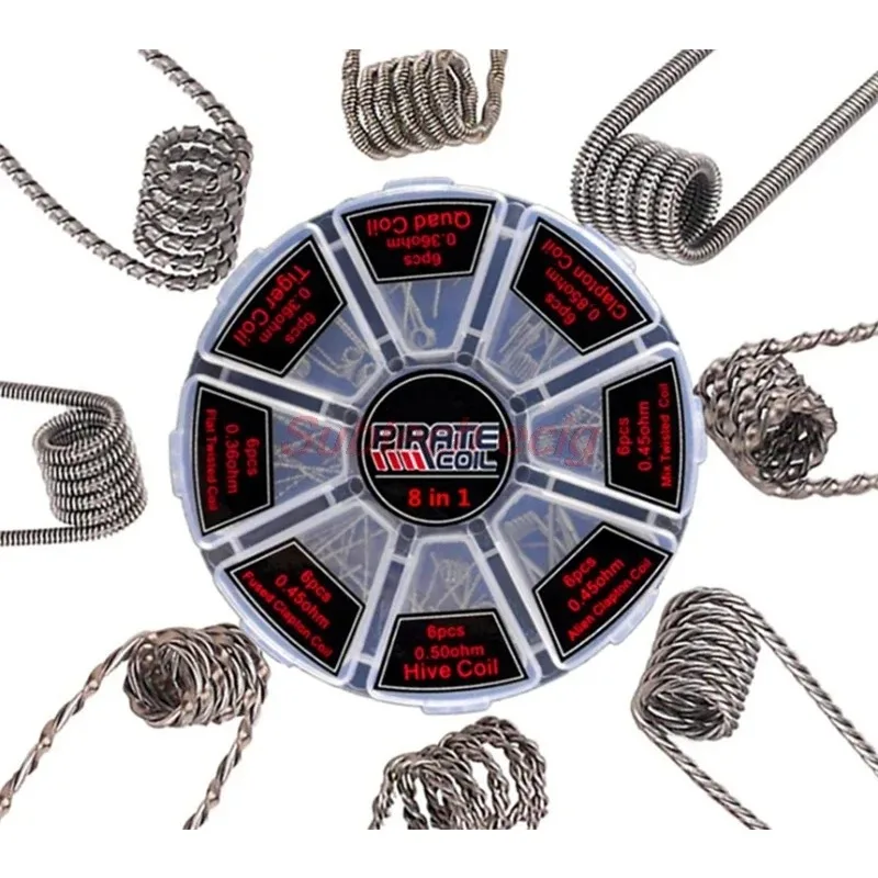 Original Pirate Ni80 8 in 1 Pr – Clapton Wire Pre Built Bewertung und Preis