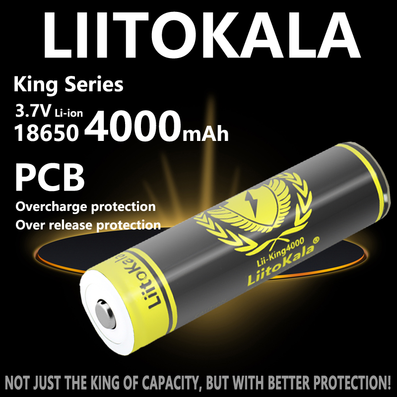 1-10pcs LiitoKala KING4000-PCB – Vape Battery 18650 Bewertung und Preis