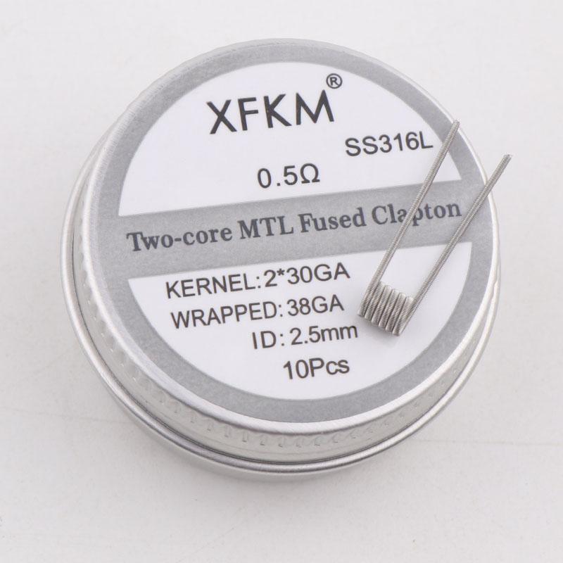 NEW XFKM 10PCS/box NI80/A1/SS3 – Clapton Wire Pre Built Bewertung und Preis