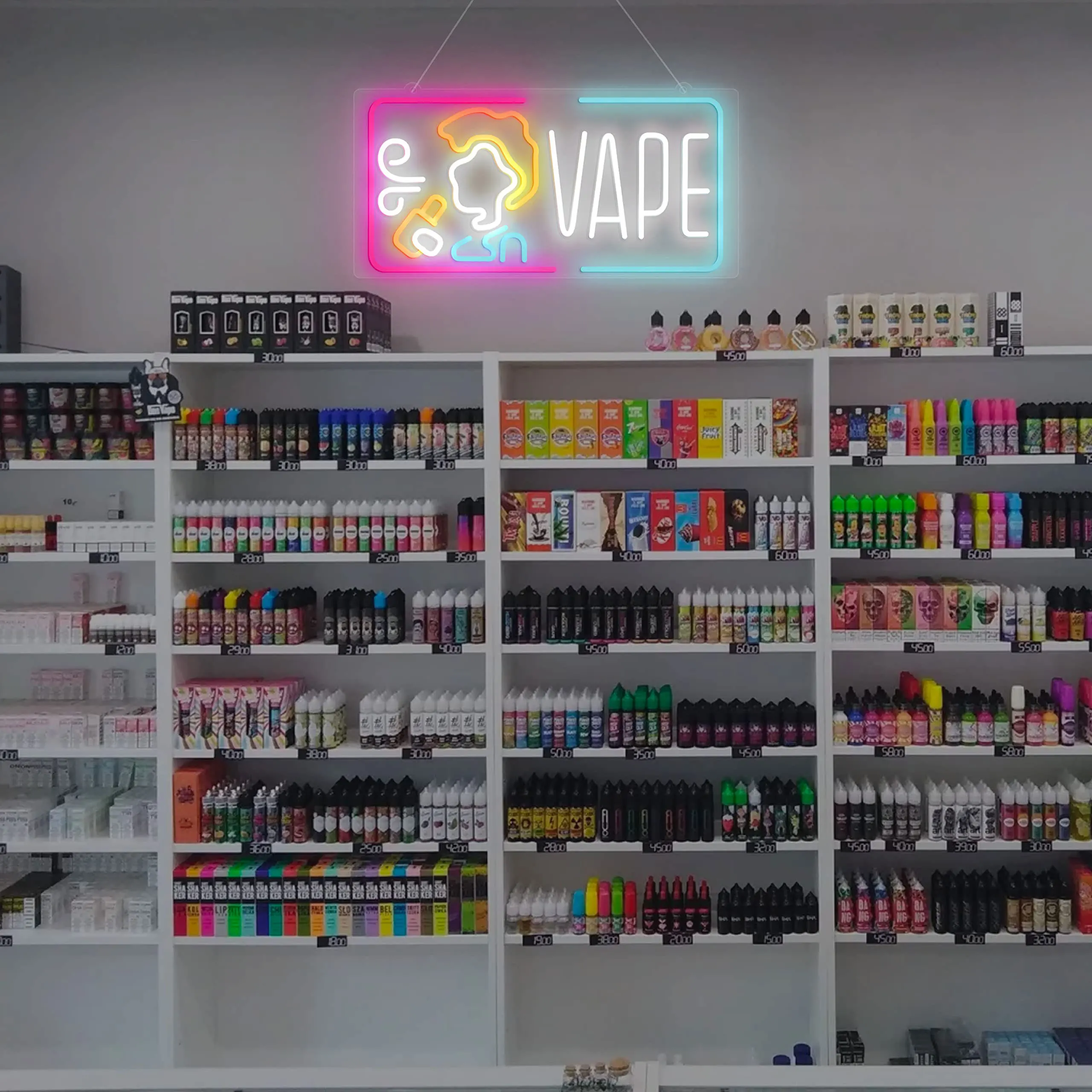 Vape Neon Sign Dimmable Smoke  – Vaping Store Bewertung und Preis